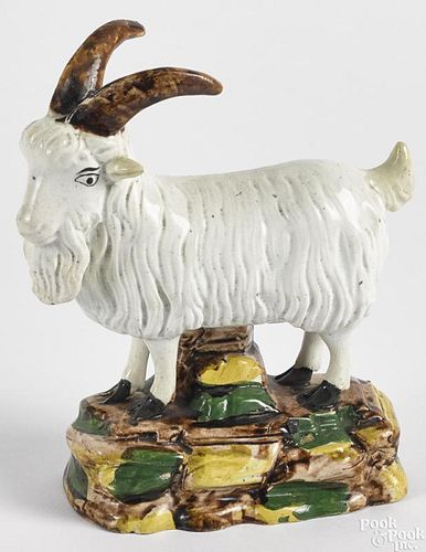 English pearlware goat
