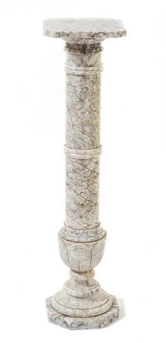 A Continental Marble Pedestal Height 41 inches.