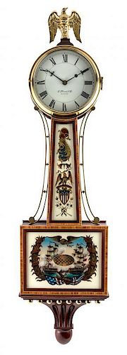 An American Banjo Clock Height 41 inches.