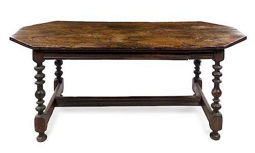 A Jacobean Style Carved Oak Table