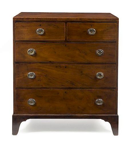 * A George III Mahogany Chest of Drawers