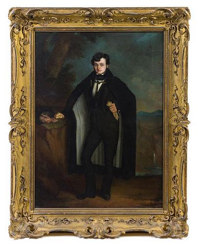 * A. M. Forbes, (British, 19th Century), Portrait of a Gentleman, 1856