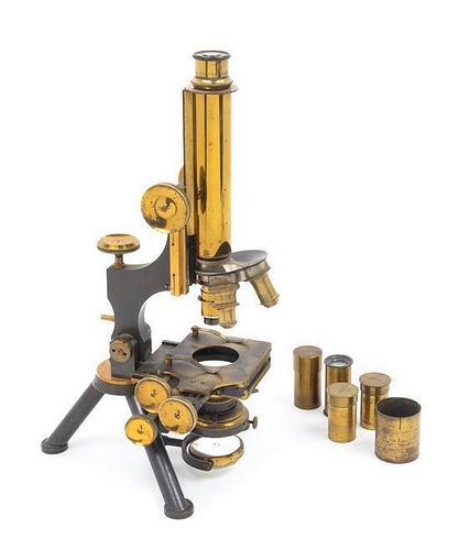 An English Brass Microscope
