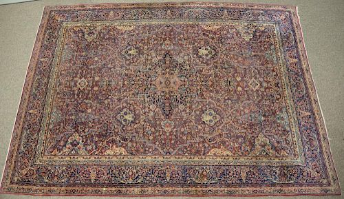 Kazvin Oriental carpet. 
10'8" x 15'
