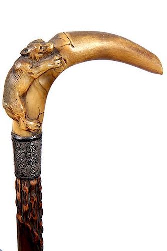 109. “Pat O’Brien’s Walking Cane”- Ca. 1875- This cane is from the late, great character actor Pat O’Brien’s esta
