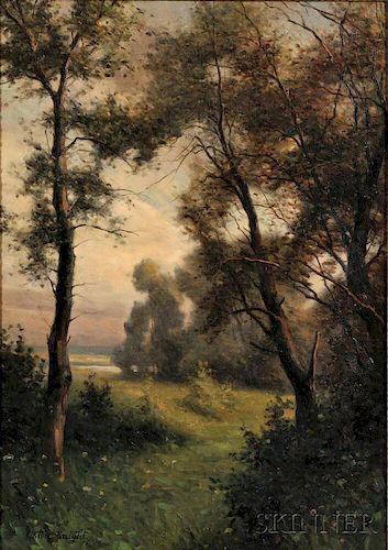 Louis Aston Knight (American, 1873-1948)      Landscape with Trees