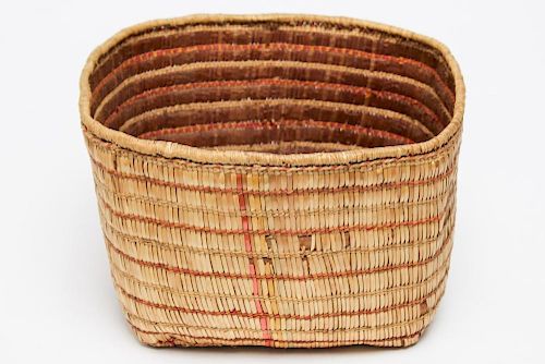 Antique North West Coast Native American Basket