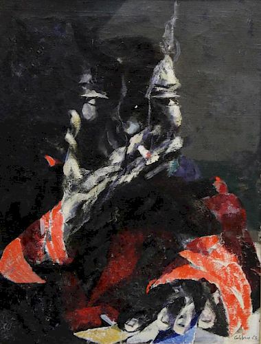 Ennio Calabria (Italian, b. 1937)- Oil on Canvas