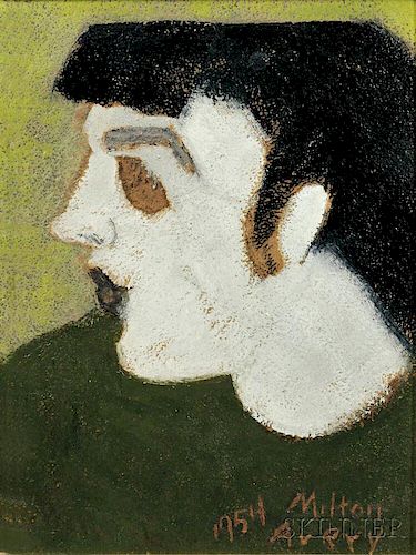 Milton Avery (American, 1885-1965)      Pale Profile