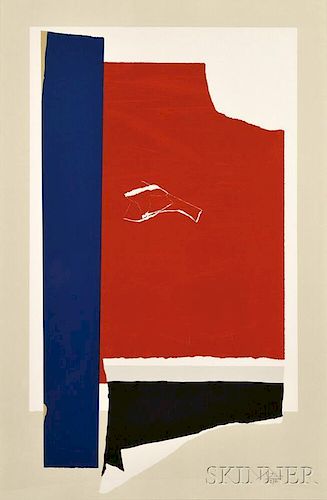 Robert Motherwell (American, 1915-1991)      On The Wing