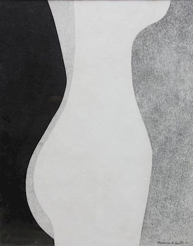 Clarence Holbrook Carter (American, 1904-2000)
Torso, Black and White, 1964