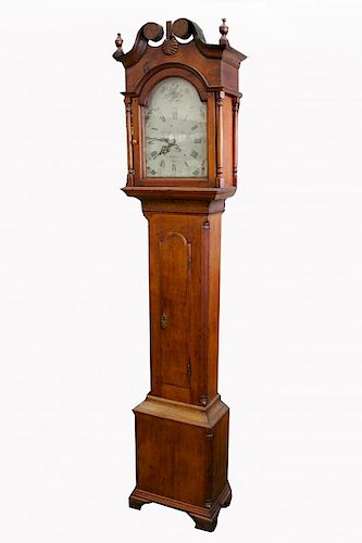 18th C. Pennsylvania, Grafton Quarter Column Clock