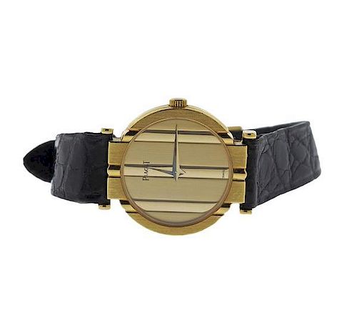 Piaget Polo 18k Gold Quartz Watch