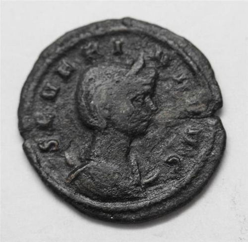 Severina Wife of Aurelian AD 270 275 Bronze Ancient Coin