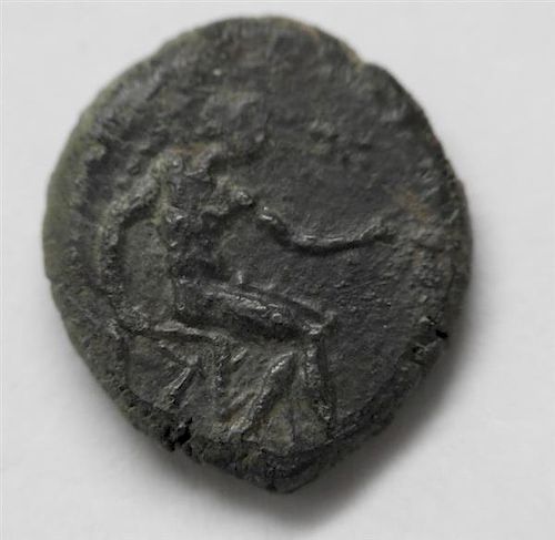 Islands of Sicily Lipara 412 408 BC Bronze Ancient Coin