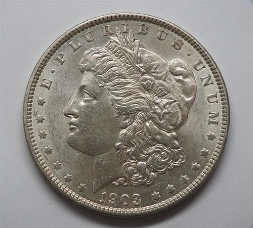 1903 Morgan 1 Dollar Silver US Coin