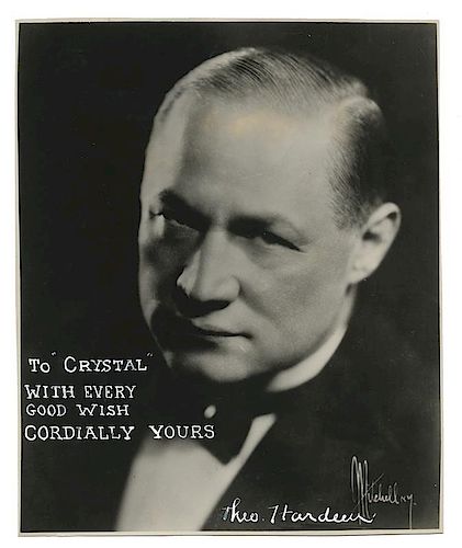 Photograph Inscribed and Signed by Hardeen.