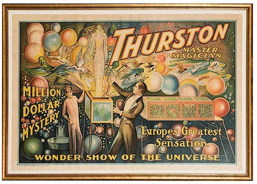 Thurston Master Magician. Million Dollar Mystery.