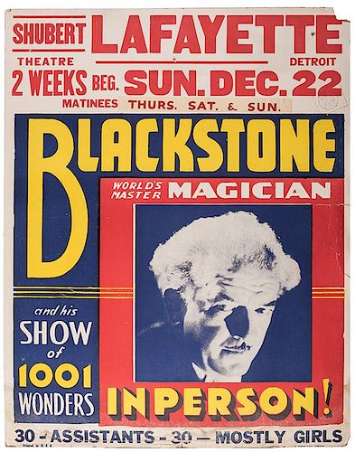 Blackstone. World’s Master Magician.