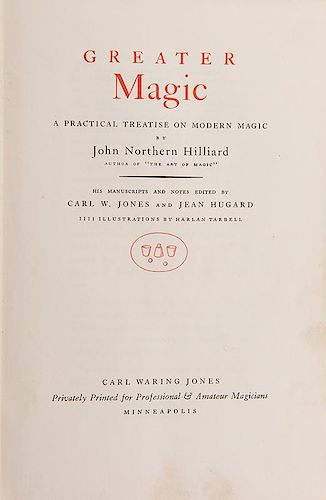 Hilliard, John Northern. Greater Magic.