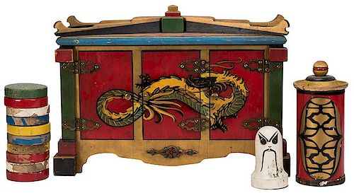 Haunted Cabinet and Checkers of Quong Hi.