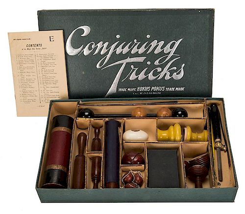 J.W.S. & S. Hokus Pokus “Conjuring Tricks” Magic Set.