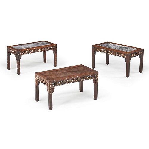 CHINESE HONGMU LOW TABLES