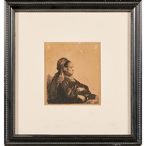 AMAND DURAND (after Rembrandt van Rijn) (French, 1