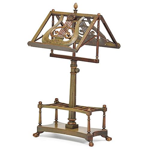 REGENCY STYLE DOUBLE MUSIC STAND