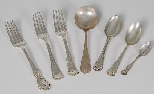 American Sterling Flatware Including Gorham and Wallace