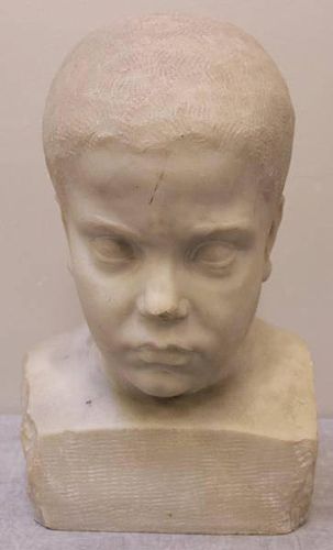 Marble/Stone Bust of a Child.