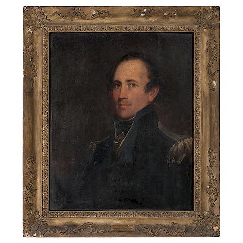 Matthew Harris Jouett (American, 1788-1827), Portrait of Colonel William Allen Trimble