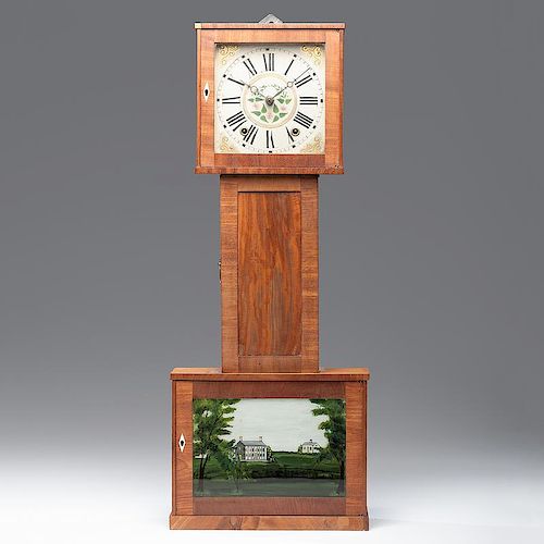 Terry Banjo Clock with Wooden Works