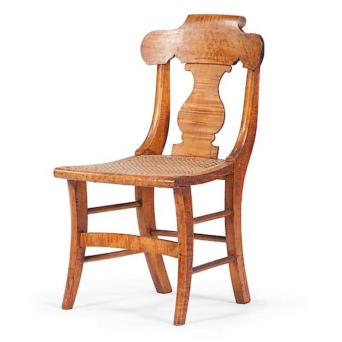 Tiger Maple Side Chair