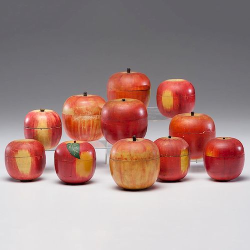 Wooden Apple Caddies