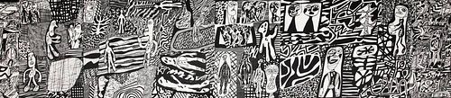 Monumental Jean Dubuffet Lithograph, Pace Editions