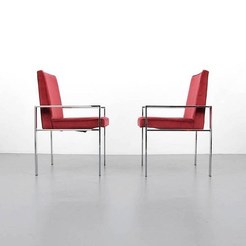 Arm Chairs Attributed to Milo Baughman