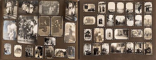 [ROMANOV FAMILY / WHITE RUSSIANS] AN IMPRESSIVE PHOTO ALBUM WITH APPROXIMATELY 1,700 PHOTOGRAPHS PERTAINING TO THE ROMANOV FA