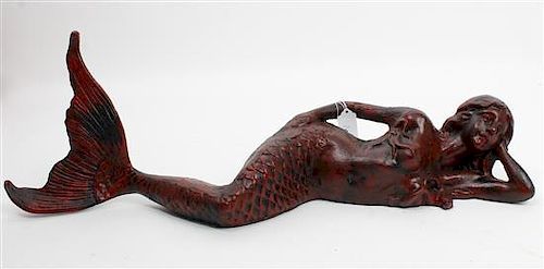 A Cast Iron Figure Length 25 inches.