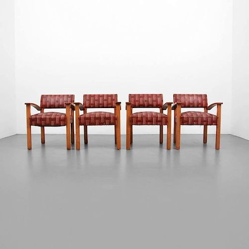 Russell Wright Armed Dining Chairs