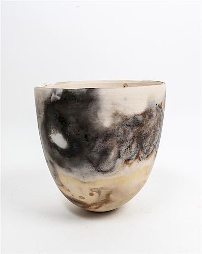 * A Studio Ceramic Vase, Hoffman Height 8 1/4 inches.