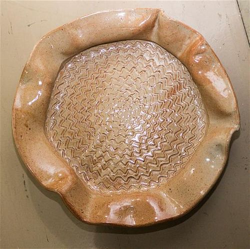 A Glazed Pottery Tray, Michael Jones