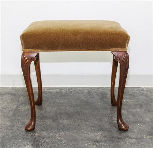 A Queen Anne Style Stool
