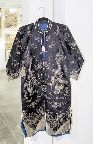 A Chinese Robe Length overall 40 inches.