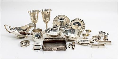 * An Assortment of American Silver Articles
