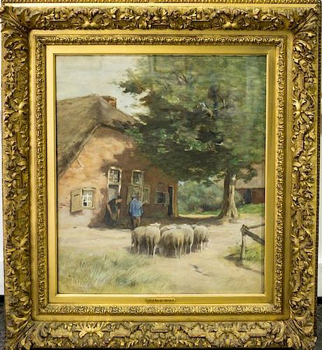 Hermanus Johannes van der Weele, (Dutch, 18521930), Sheep