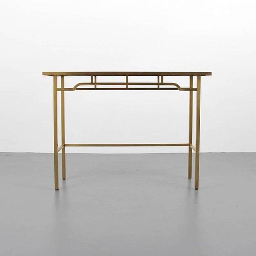 Capiz Shell Console Table, Manner of William Haines