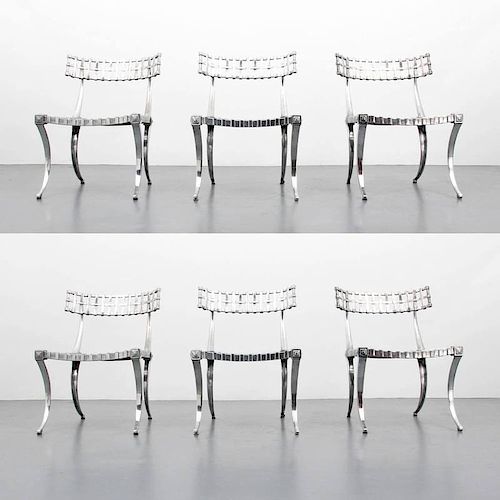 Klismos Chairs, Manner of T.H. Robsjohn-Gibbings