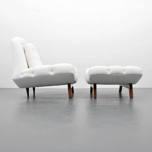 Adrian Pearsall Lounge Chair & Ottoman