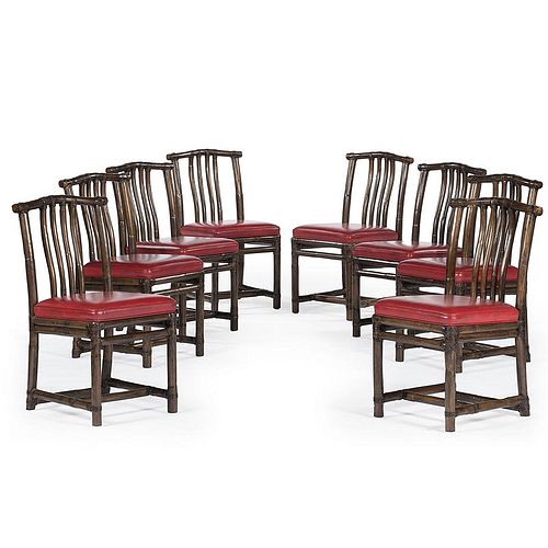 McGuire of San Francisco Faux-Bamboo Side Chairs